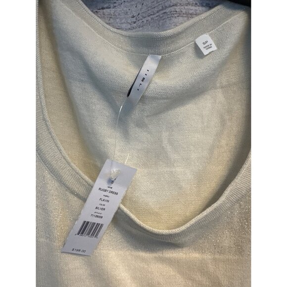 NWT Iisli Rugby dress flavin fabric silver Size S - Picture 2 of 4